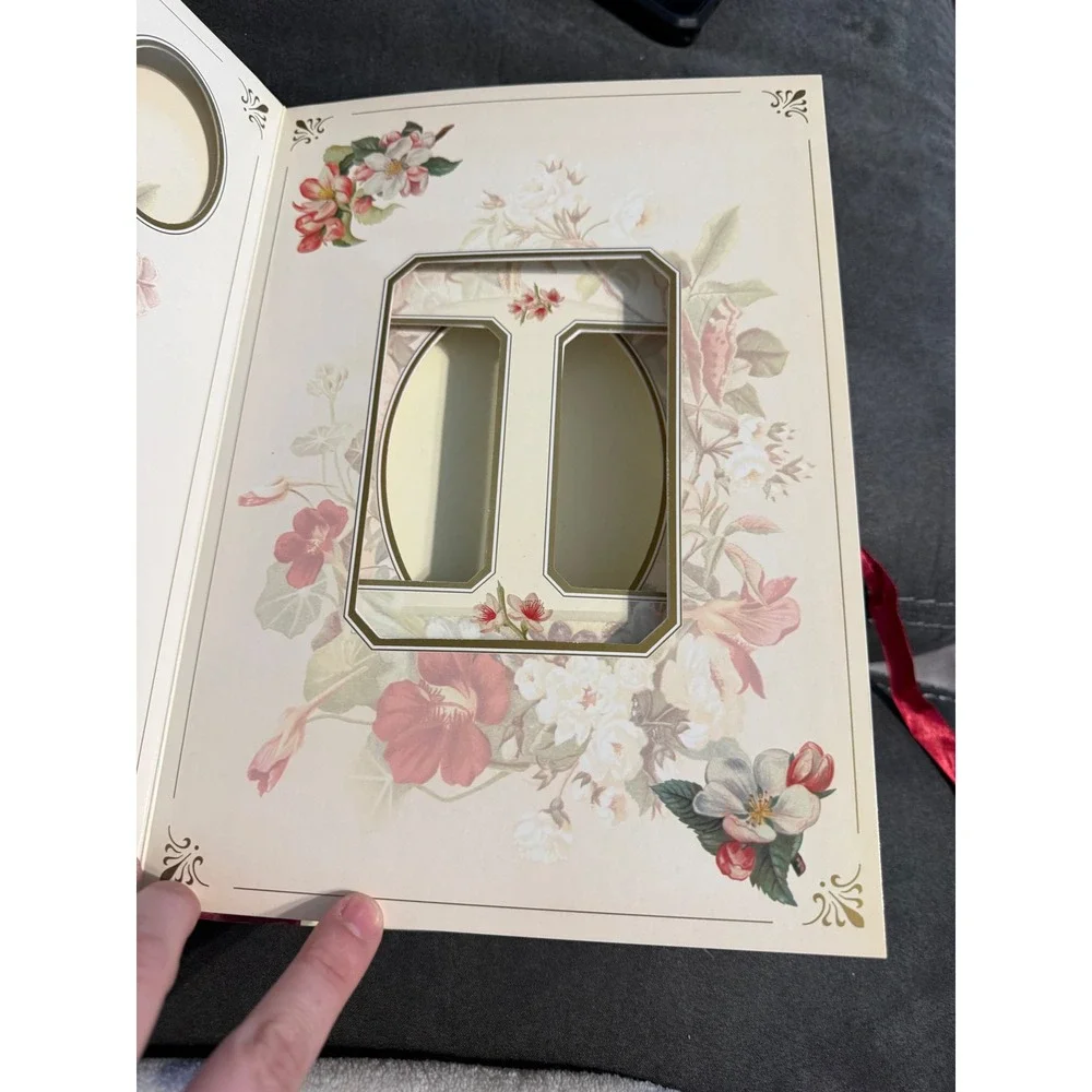 Robert Frederick Family Photograph Album Vintage Floral Die Cut Frames 1999
